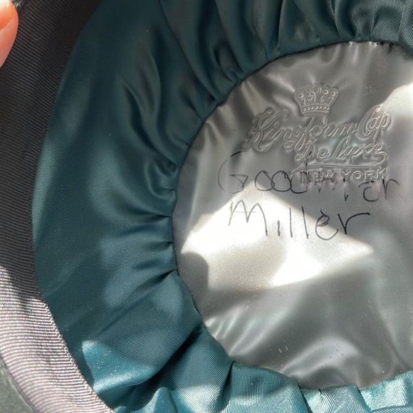 Vintage Kingform Women’s Military Hat in Green - Picture 7 of 10